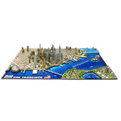 4D Cityscape (40044) - "San Francisco" - 1100 pieces puzzle