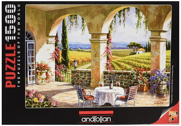 Anatolian (4523) - "Wine Country Terrace" - 1500 pieces puzzle