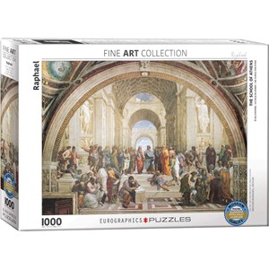 Eurographics (6000-4141) - Raphael: "School of Athens" - 1000 pieces puzzle