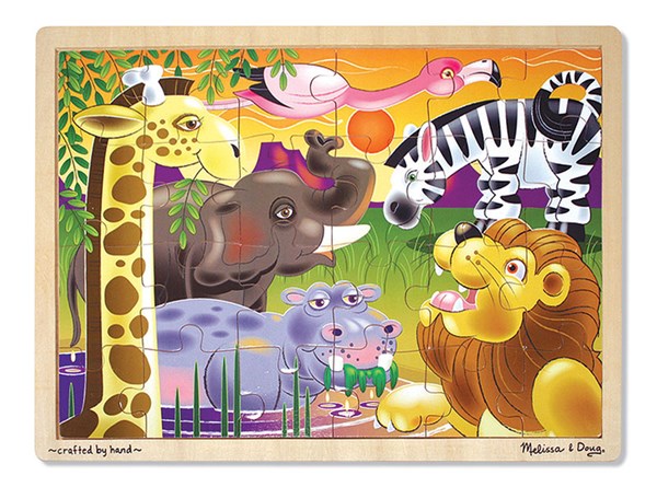 Melissa and Doug (2937) - "African Plains" - 24 pieces puzzle