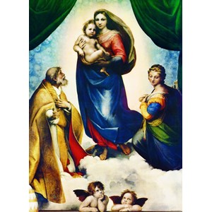 Eurographics (6000-1211) - Raphael: "Sistine Madonna" - 1000 pieces puzzle