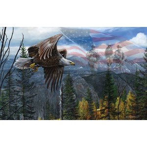 SunsOut (55746) - Kevin Daniel: "May Freedom Fly Forever" - 550 pieces puzzle