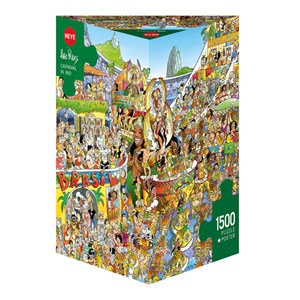 Heye (29752) - Hugo Prades: "Carnival in Rio" - 1500 pieces puzzle