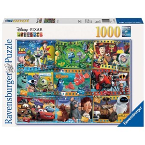 Ravensburger (19222) - "Disney Pixar Movies" - 1000 pieces puzzle