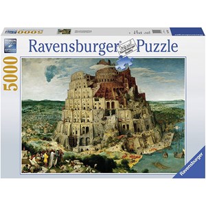 Ravensburger (17423) - Pieter Brueghel the Elder: "The Tower of Babel" - 5000 pieces puzzle
