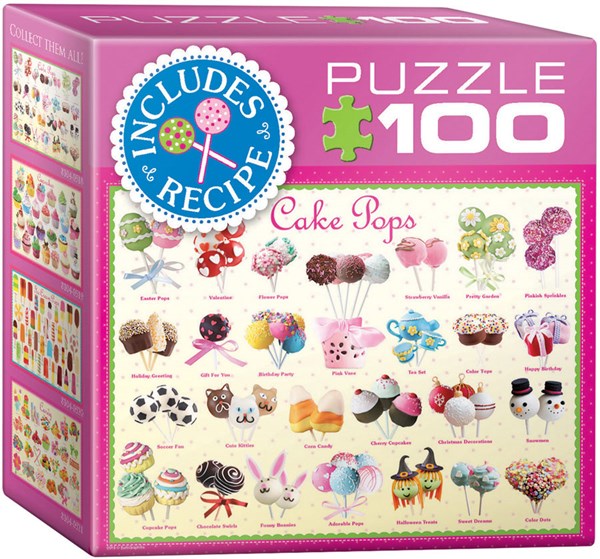 Eurographics (8104-0518) - "Cake Pops" - 100 pieces puzzle