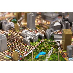 4D Cityscape (40080) - "Boston, USA" - 1100 pieces puzzle