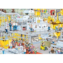 Jumbo (17452) - Jan van Haasteren: "Chocolate Factory" - 1000 pieces puzzle