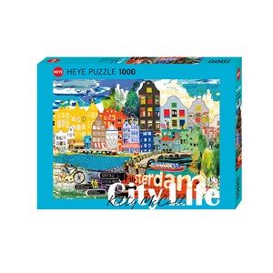 Heye (29683) - Kitty McCall: "I Love Amsterdam!" - 1000 pieces puzzle
