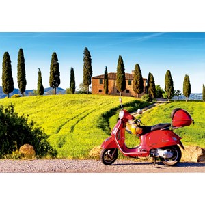 Educa (17121) - "Scooter In Toscana" - 1500 pieces puzzle