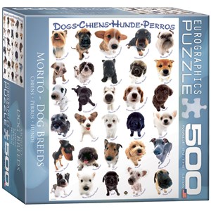Eurographics (8500-1510) - "Dogs" - 500 pieces puzzle
