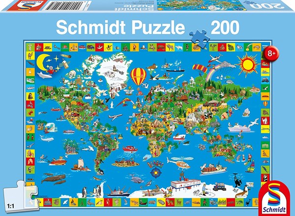 Schmidt Spiele (56118) - "Your Amazing World" - 200 pieces puzzle