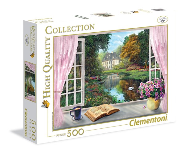 Clementoni (35011) - Dominic Davison: "View on the Garden" - 500 pieces puzzle