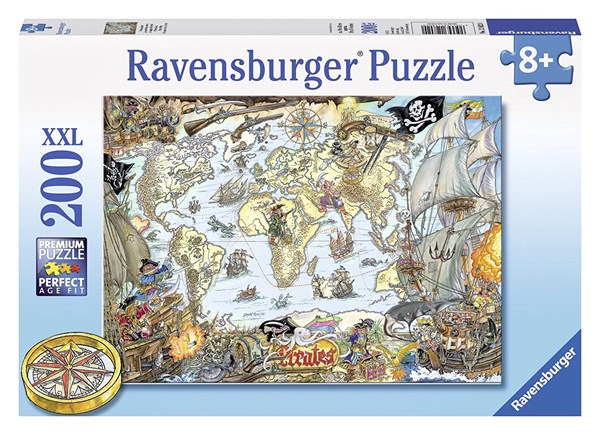 Ravensburger (12802) - "Pirate Map" - 200 pieces puzzle