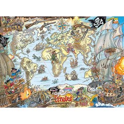 Ravensburger (12802) - "Pirate Map" - 200 pieces puzzle