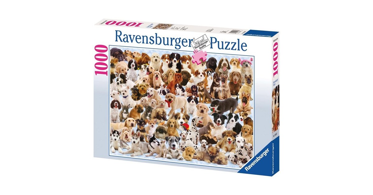 Ravensburger 15633 Puzzle, Dogs Galore! - 1000 pieces
