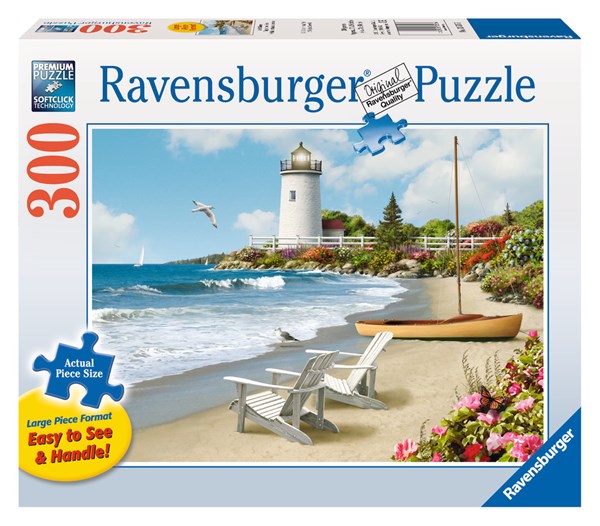 Ravensburger (13535) - Alan Giana: "Sunlit Shores" - 300 pieces puzzle