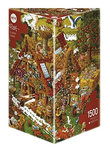Heye (08832) - Michael Ryba: "Funny Farm" - 1500 pieces puzzle