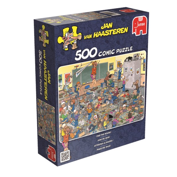 Jumbo (17280) - Jan van Haasteren: "Find the Mouse" - 500 pieces puzzle