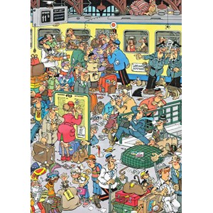 Jumbo (17318) - Jan van Haasteren: "Platform" - 500 pieces puzzle