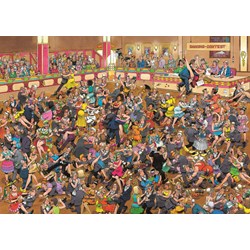 Jumbo (01617) - Jan van Haasteren: "Ballroom Dancing" - 1000 pieces puzzle