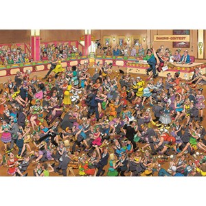 Jumbo (01617) - Jan van Haasteren: "Ballroom Dancing" - 1000 pieces puzzle