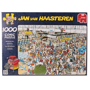 Jumbo (81453X) - Jan van Haasteren: "Departure Hall" - 1000 pieces puzzle