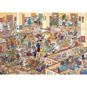 Jumbo (01650) - Jan van Haasteren: "Get Well Soon!" - 1000 pieces puzzle