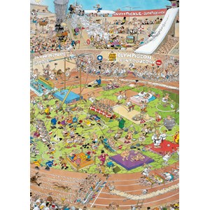 Jumbo (01666) - Jan van Haasteren: "Olympics" - 1000 pieces puzzle