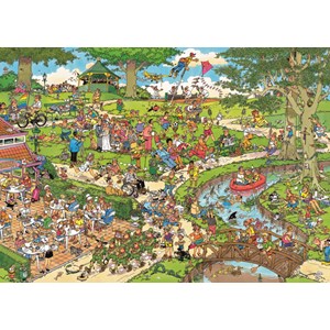 Jumbo (01492) - Jan van Haasteren: "The Park" - 1000 pieces puzzle