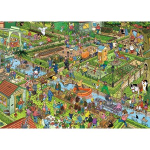 Jumbo (19057) - Jan van Haasteren: "Vegetable Garden" - 1000 pieces puzzle