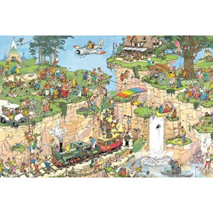 Jumbo (01555) - Jan van Haasteren: "The Golf Course" - 1500 pieces puzzle
