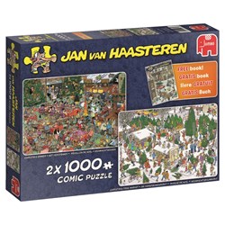 Jumbo (19061) - Jan van Haasteren: "X-Mas Gifts" - 1000 pieces puzzle