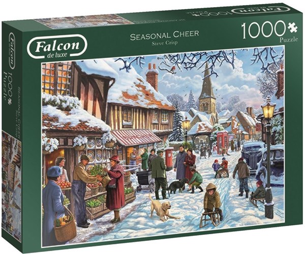 Falcon (11191) - "Seasonal Cheer" - 1000 pieces puzzle