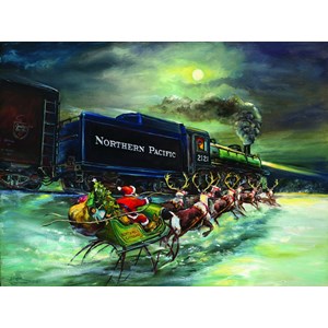 SunsOut (76022) - "North Pole Express" - 1000 pieces puzzle