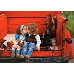 Castorland (B-52523) - "First Kiss" - 500 pieces puzzle