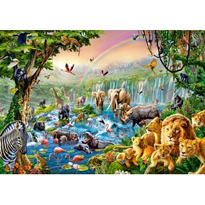 Castorland (B-52141) - "Jungle River" - 500 pieces puzzle