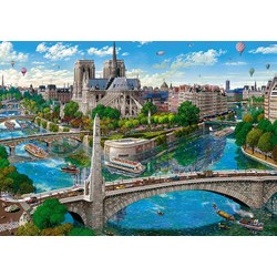 Castorland (B-52653) - "Paris, Notre Dame" - 500 pieces puzzle
