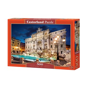 Castorland (B-52332) - "Fontana di Trevi" - 500 pieces puzzle