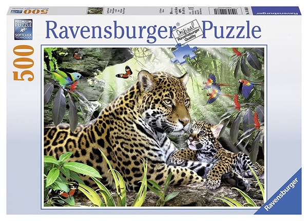Ravensburger (14486) - "Little Jaguar" - 500 pieces puzzle