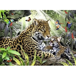 Ravensburger (14486) - "Little Jaguar" - 500 pieces puzzle