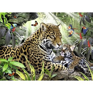 Ravensburger (14486) - "Little Jaguar" - 500 pieces puzzle
