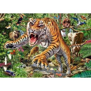 Schmidt Spiele (58226) - "Tiger Attack" - 500 pieces puzzle