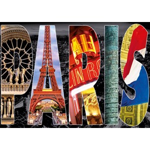 Educa (16757) - "Paris Collage" - 1000 pieces puzzle