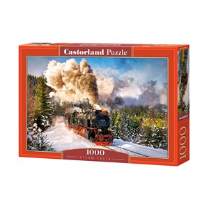 Castorland (C-103409) - "Steam Train" - 1000 pieces puzzle