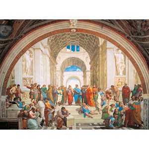 Clementoni (35043) - Raphael: "Scuola di Atene" - 500 pieces puzzle