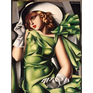 Clementoni (39332) - Tamara de Lempicka: "Young Girl In Green" - 1000 pieces puzzle