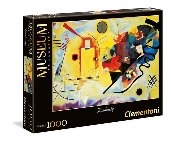 Clementoni (39195) - Vassily Kandinsky: "Yellow-Red-Blue" - 1000 pieces puzzle