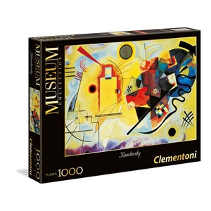 Clementoni (39195) - Vassily Kandinsky: "Yellow-Red-Blue" - 1000 pieces puzzle
