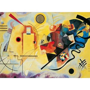 Clementoni (39195) - Vassily Kandinsky: "Yellow-Red-Blue" - 1000 pieces puzzle